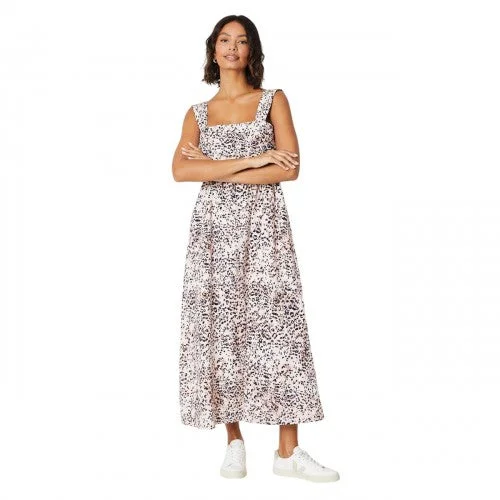 Weekend Shop Now Dorothy Perkins Womens/Ladies Leopard Print Ruched Midi Dress