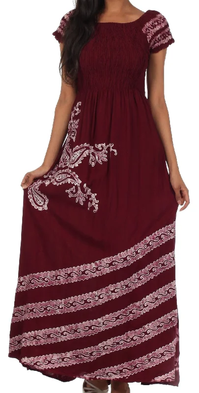 Maroon/Cream