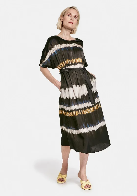 Weekend Exclusive Bargains Gerry Weber Blur Print Midi Dress, Multi