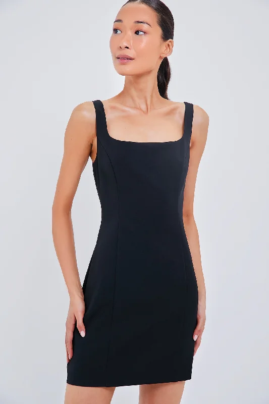 Weekend Shopping Spree Holly Golightly Black Mini Dress