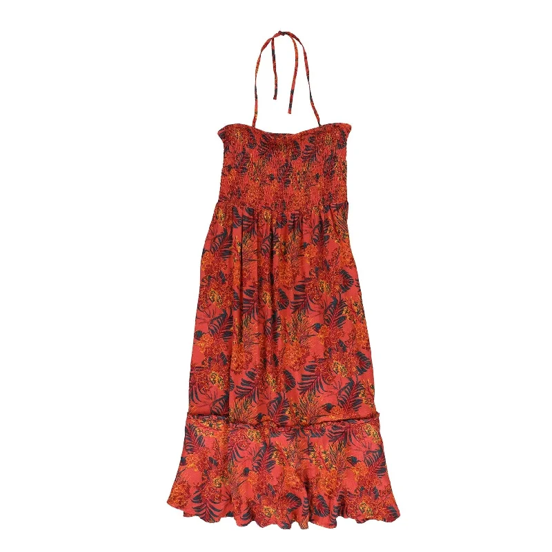 Exclusive Online Offers Hurley Womens Smocked Midi Dress