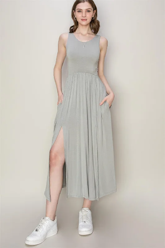Best Price Ever HYFVE Sleeveless Slit Midi Dress