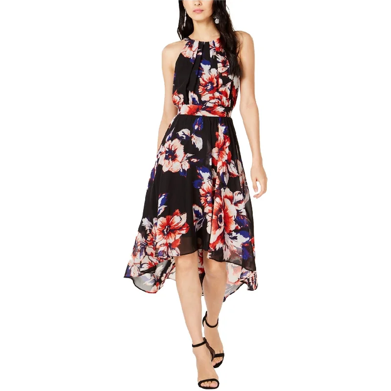 Hot Savings Alert I-N-C Womens Handkerchief-Hem Midi Dress