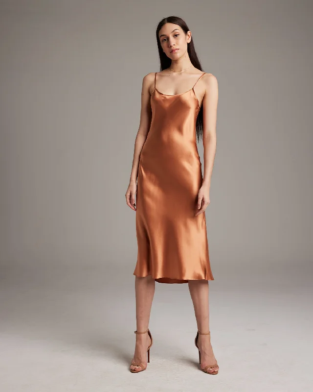 Exclusive Offer Midi Slip Dress - Seasonal