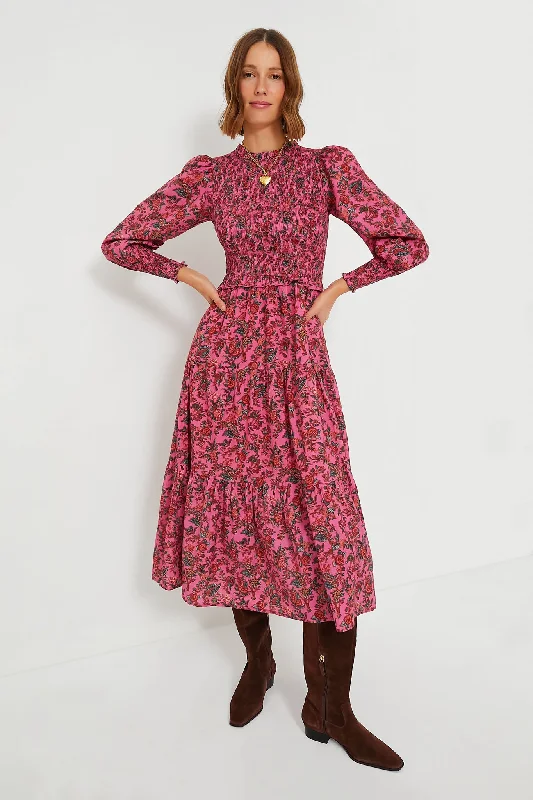 Seasonal Sale Pink Occitane Ivy Maxi Dress
