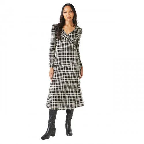 Weekend Only Steals Principles Womens/Ladies Checked Jacquard Midi Dress