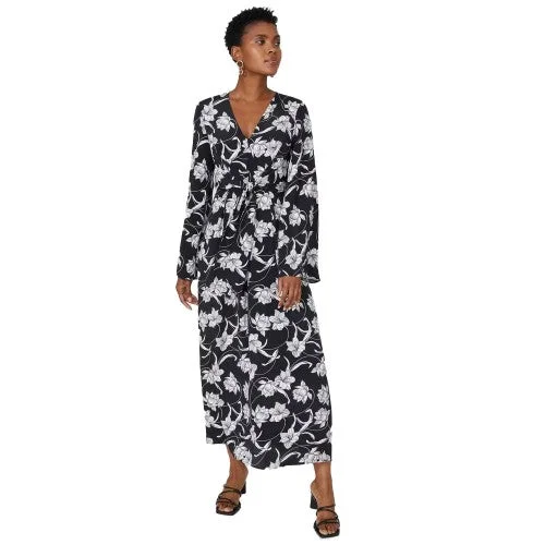 Weekend Markdowns Galore Principles Womens/Ladies Floral Front Tie Kimono Sleeve Midi Dress Weekend Markdowns Galore Principles Womens/Ladies Floral Front Tie Kimono Sleeve Midi Dress