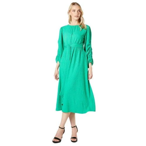 Weekend Offers and Savings Principles Womens/Ladies Textured Jersey Belt Midi Dress