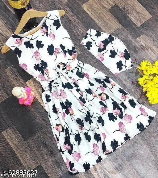 Mega Sale Casual Floral Print Midi Dress For Women