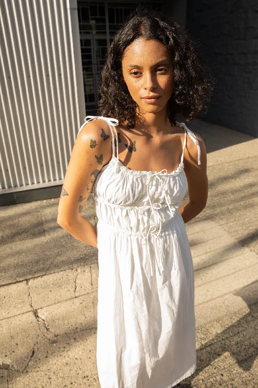 Weekend Price Drops RUCHED MIDI DRESS