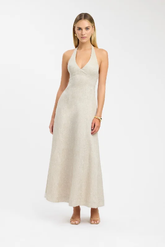 Weekend Only Savings Tahiti Halter Maxi Dress
