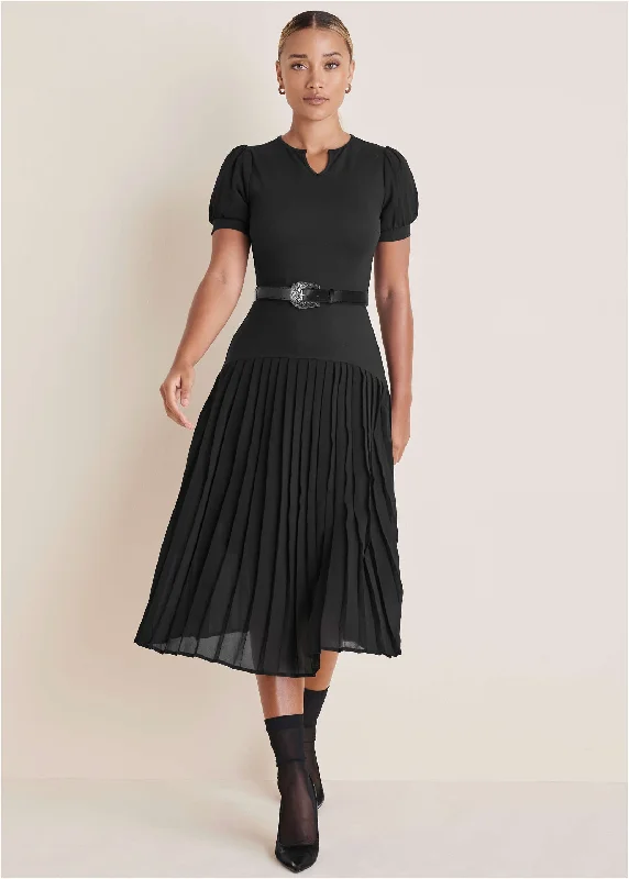 Weekend Steal of the Day Belted Maxi Dress - Black