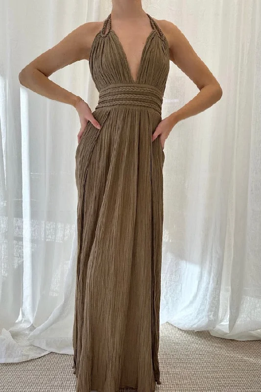 Hot Deals Aphrodite Dress Mocha