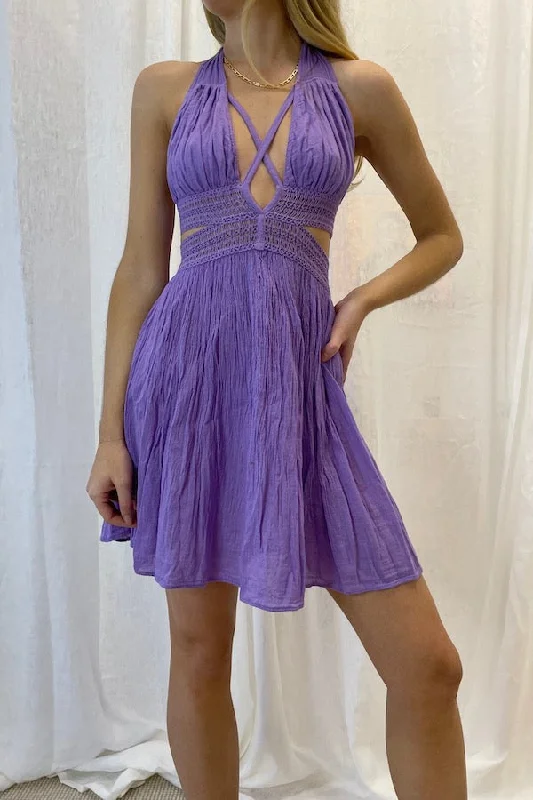 Weekend Flash Sale Artemis Mini Dress Lavender