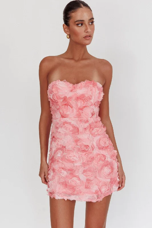 Exclusive Online Offers In Paris Embellished Mini Dress Pink