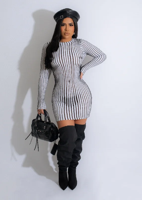 Weekend Sale Frenzy Like My Body Knitted Mini Dress White