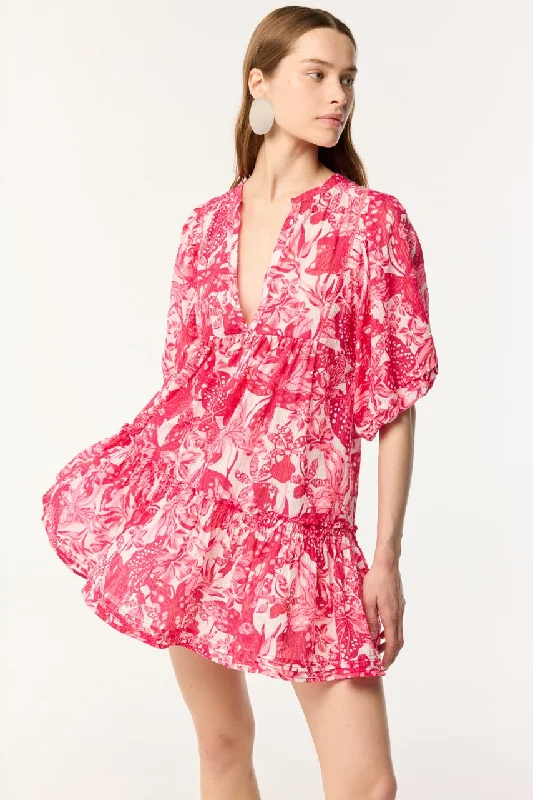 Weekend Bargain Time Mini Dress Aria - Pink Jengel