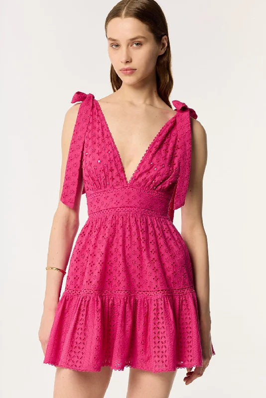Weekend Deal Rush Mini Dress Cara - Fuchsia