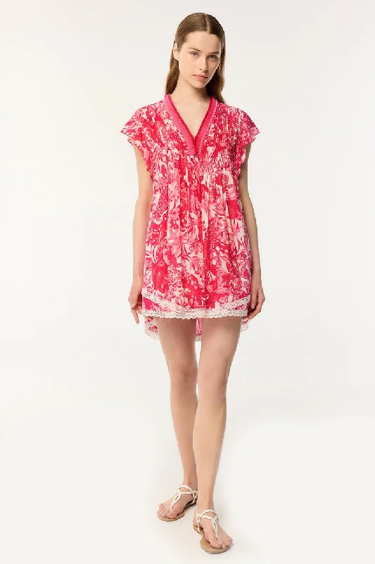 Hurry, Don’t Miss Out Mini Dress Sasha - Pink Jengel