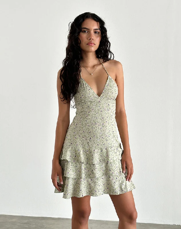 Extra Discount Nenita Mini Dress in Parma Violet