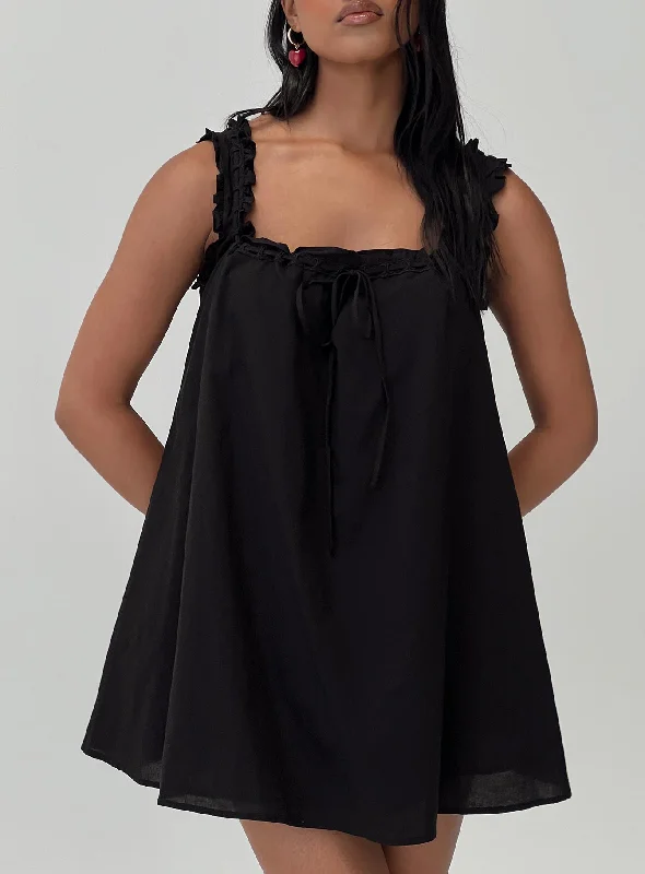 Best Price Guarantee Swing Mini Dress Black Petite