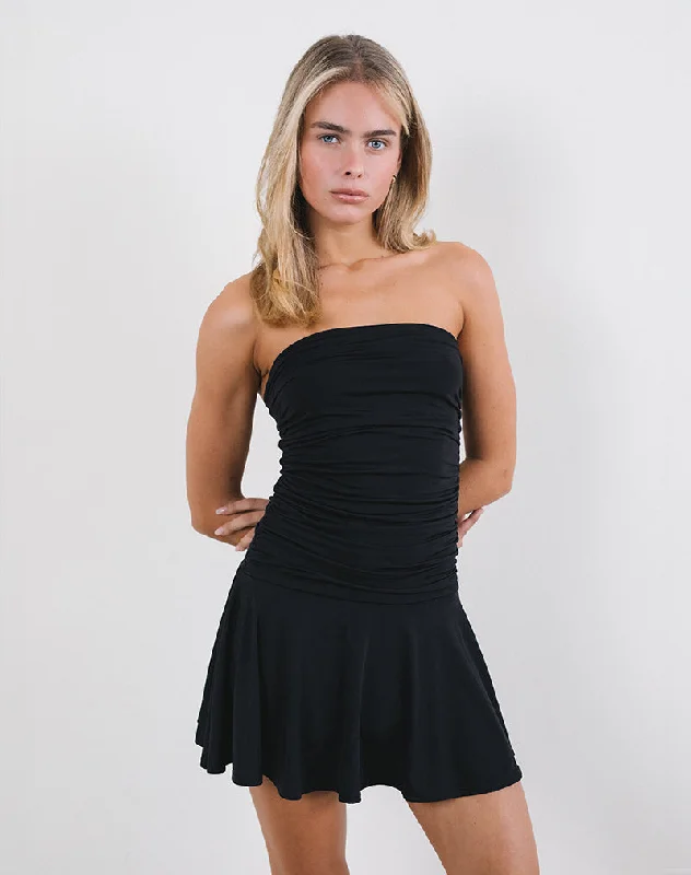 Weekend Exclusive Offers You’ll Love Yasmin Bandeau Mini Dress in Slinky Black
