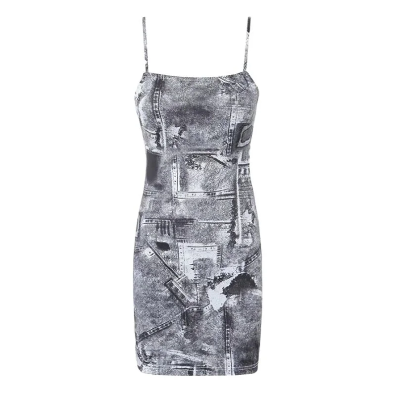 Weekend Exclusive Offers You’ll Love Sexy Square Neck Spaghetti Strap Abstract Print Bodycon Mini Sundress Weekend Exclusive Offers You’ll Love Sexy Square Neck Spaghetti Strap Abstract Print Bodycon Mini Sundress