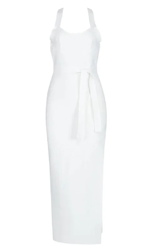 Weekend Bargain Shopping Captivating Conversation Sleeveless Scoop Neck Open Back Crisscross Strap Tie Belt Bodycon Bandage Maxi Dress Weekend Bargain Shopping Captivating Conversation Sleeveless Scoop Neck Open Back Crisscross Strap Tie Belt Bodycon Bandage Maxi Dress