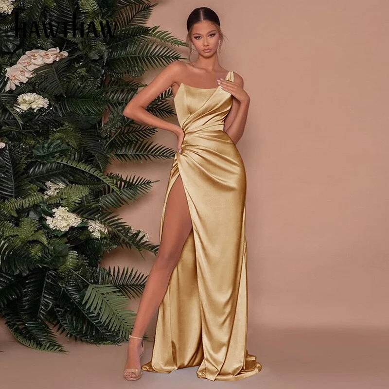Only for You BerriesJam - Elegant Party Evening Bodycon Stain Split Long Luxury Dress Only for You BerriesJam - Elegant Party Evening Bodycon Stain Split Long Luxury Dress