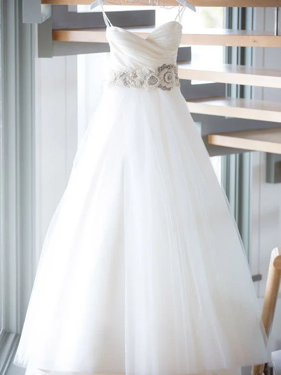 Weekend Special Romantic Wedding Dresses Cheap Sweetheart Floor-length Sequins Tulle JKW021 Weekend Special Romantic Wedding Dresses Cheap Sweetheart Floor-length Sequins Tulle JKW021
