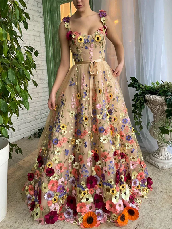 Offer Ending Soon A Line Elegant Champagne Long Prom Dress With 3D Flowers, Sweetheart Neck Champagne Long Formal Evening Dresses Offer Ending Soon A Line Elegant Champagne Long Prom Dress With 3D Flowers, Sweetheart Neck Champagne Long Formal Evening Dresses