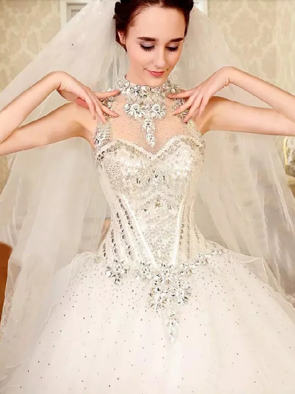 Weekend Offers Galore Beautiful Wedding Dresses Ball Gown Rhinestone Beading Sexy Bridal Gown JKW071 Weekend Offers Galore Beautiful Wedding Dresses Ball Gown Rhinestone Beading Sexy Bridal Gown JKW071