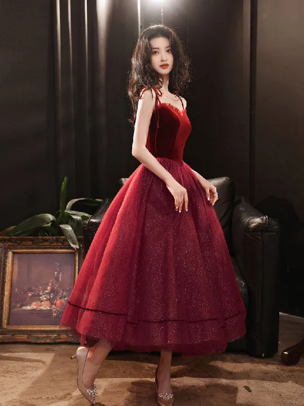 Weekend Price Slash Day Burgundy sweetheart neck tulle short prom dress, burgundy puffy homecoming dress Weekend Price Slash Day Burgundy sweetheart neck tulle short prom dress, burgundy puffy homecoming dress