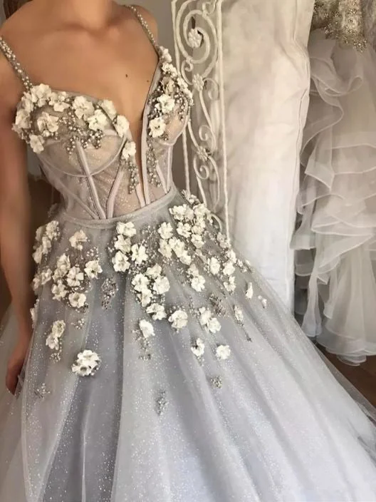 Weekend Deals You’ve Been Waiting For Chic Wedding Dresses Sexy Spaghetti Straps Silver Beading Tulle Bridal Gown JKW088 Weekend Deals You’ve Been Waiting For Chic Wedding Dresses Sexy Spaghetti Straps Silver Beading Tulle Bridal Gown JKW088