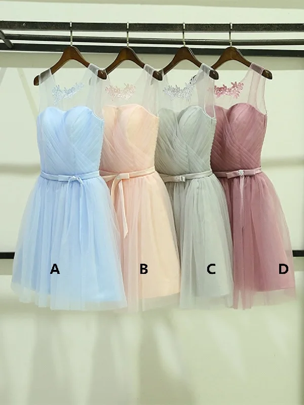 Super Deal Custom Made A Line Round Neck Blue Pink Sage Purple Short Prom Dresses, Short Graduation Dresses, Homecoming Dresses, Short Bridesmaid Dresses Super Deal Custom Made A Line Round Neck Blue Pink Sage Purple Short Prom Dresses, Short Graduation Dresses, Homecoming Dresses, Short Bridesmaid Dresses