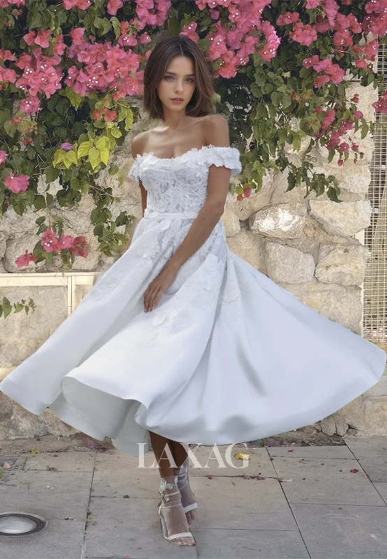 Weekend Flash Offers Tube Top Sleeveless A-Line Boho Beach Gowns Off-Shoulder with Lace Applique Wedding Dress Weekend Flash Offers Tube Top Sleeveless A-Line Boho Beach Gowns Off-Shoulder with Lace Applique Wedding Dress