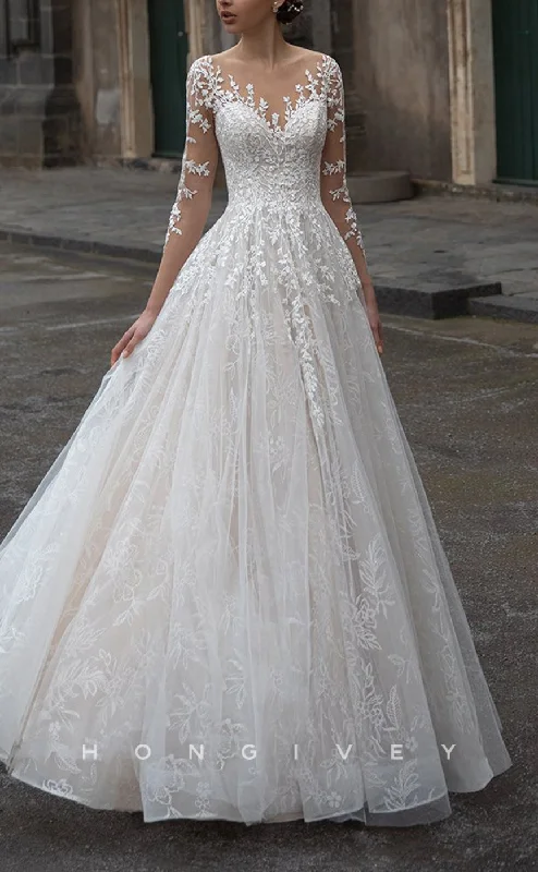 Weekend Bargain Blast H1440 - Sexy Satin A-Line Sweetheart Lace Long Sleeve Empire Appliques With Train Wedding Dress Weekend Bargain Blast H1440 - Sexy Satin A-Line Sweetheart Lace Long Sleeve Empire Appliques With Train Wedding Dress