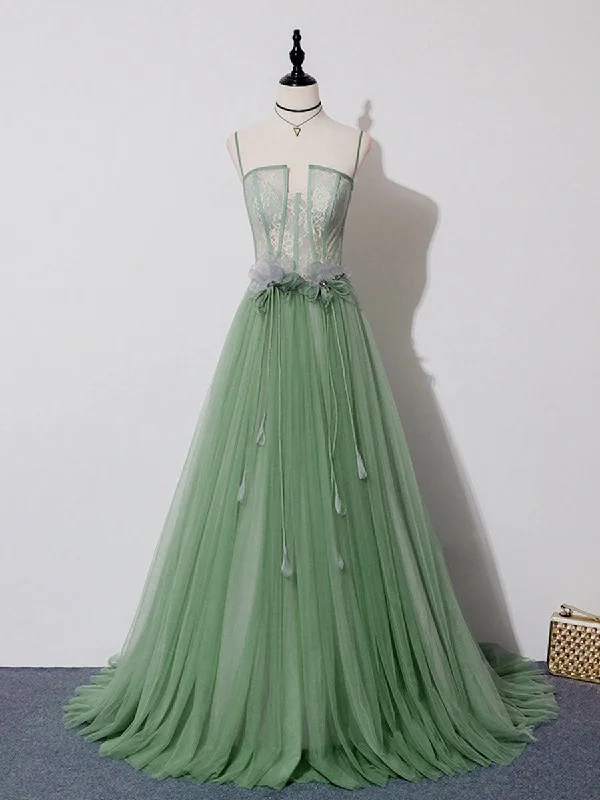 Hurry, Don’t Miss Out Green Tulle Lace Long Prom Dress, Green Tulle Long Formal Graduation Dress Hurry, Don’t Miss Out Green Tulle Lace Long Prom Dress, Green Tulle Long Formal Graduation Dress