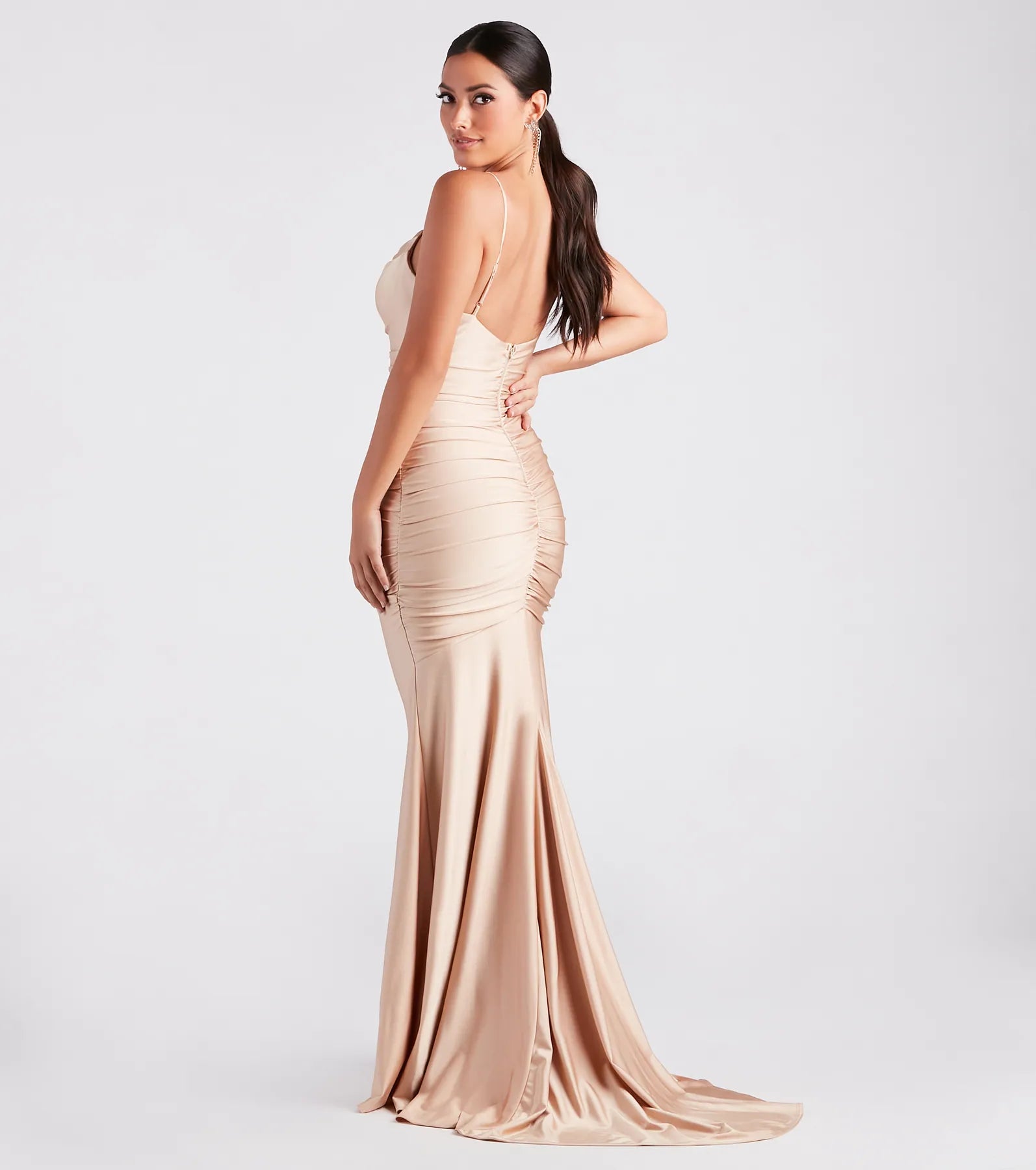 Unmissable Deals Jamie Formal Cowl Neck Mermaid Dress
