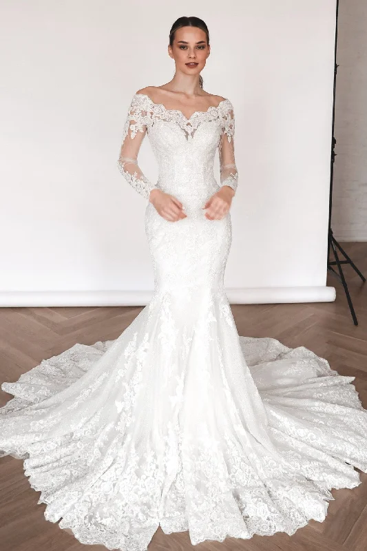 Season-End Deals Classic Lace Mermaid Dress Ornella