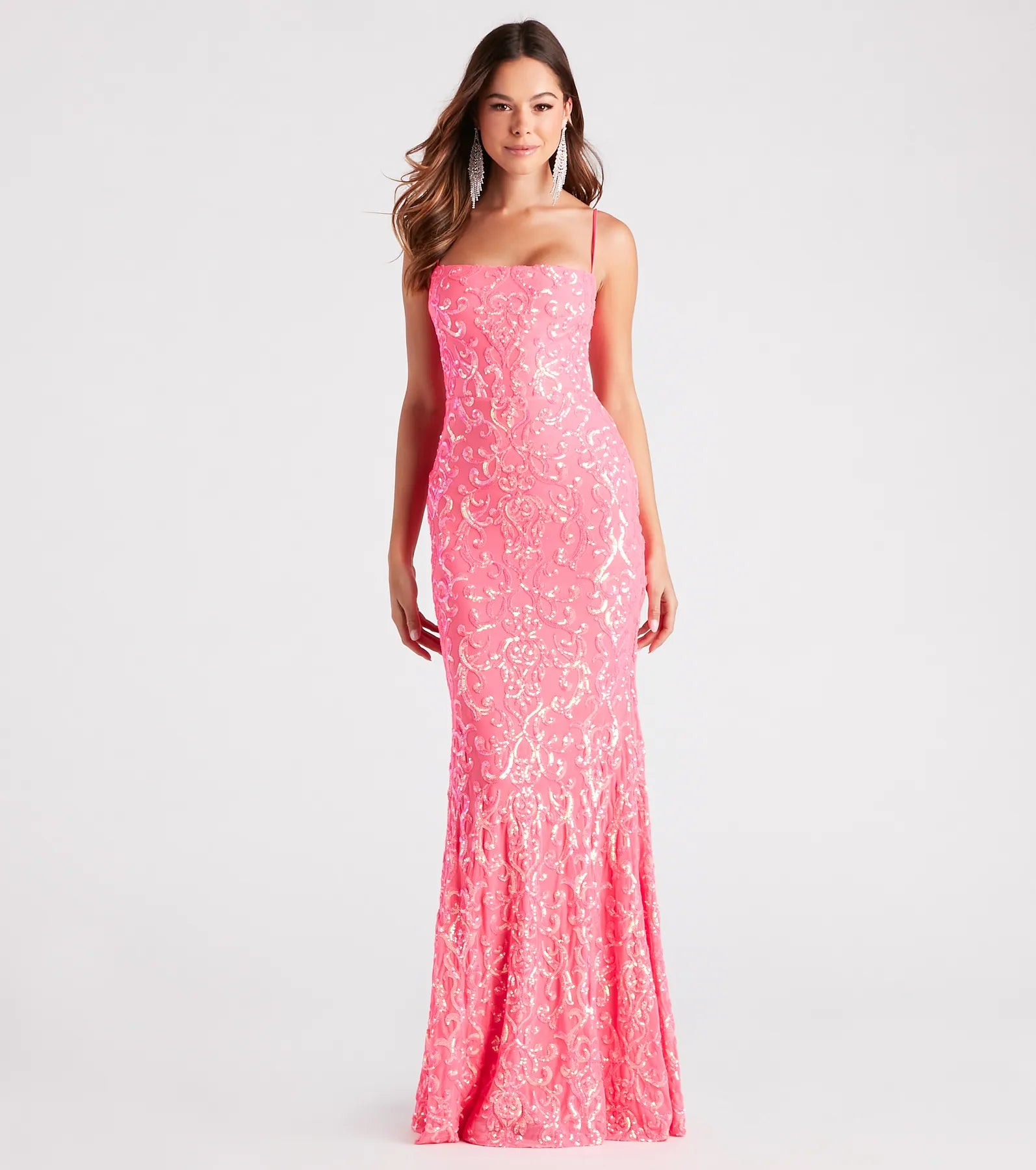 Final Sale Event Noemi Formal Sequin A-Line Dress
