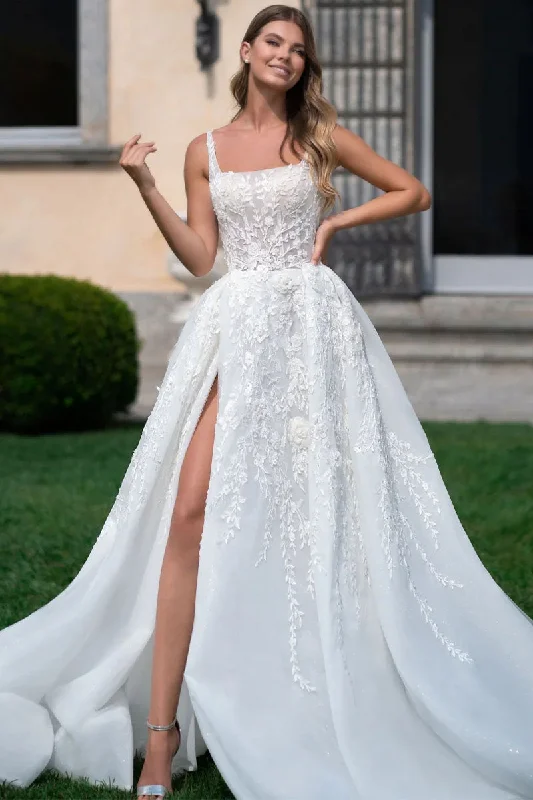 Pure Romance White Lace Wedding Dress