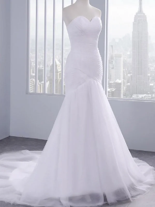Limited-Time Flash Deal Simple Cheap Wedding Dresses White Trumpet/Mermaid Sexy Bridal Gown JKW078 Limited-Time Flash Deal Simple Cheap Wedding Dresses White Trumpet/Mermaid Sexy Bridal Gown JKW078