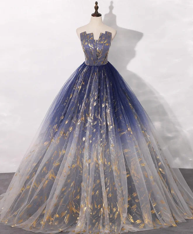Shop & Save More Blue A line Tulle Lace Long Prom Dress, Tulle Formal Blue Graduation Dresses Shop & Save More Blue A line Tulle Lace Long Prom Dress, Tulle Formal Blue Graduation Dresses