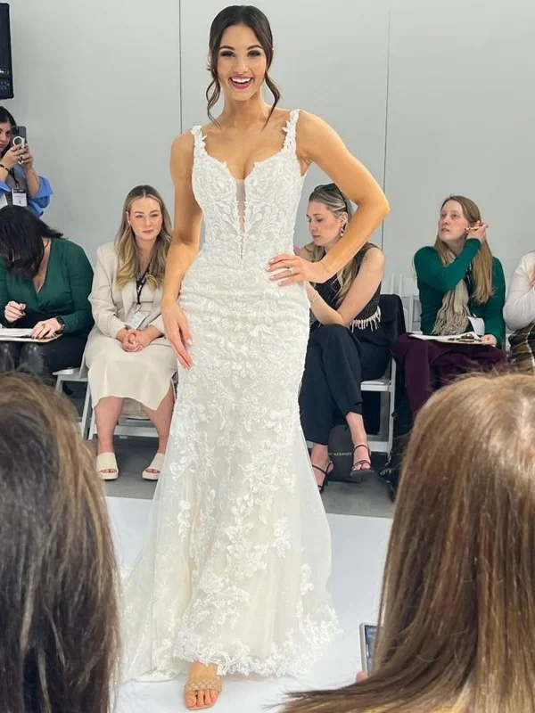 Super Price Slash V Neck Mermaid White Lace Long Prom Dresses, Mermaid White Formal Dresses, White Lace Evening Dresses SP2965 Super Price Slash V Neck Mermaid White Lace Long Prom Dresses, Mermaid White Formal Dresses, White Lace Evening Dresses SP2965