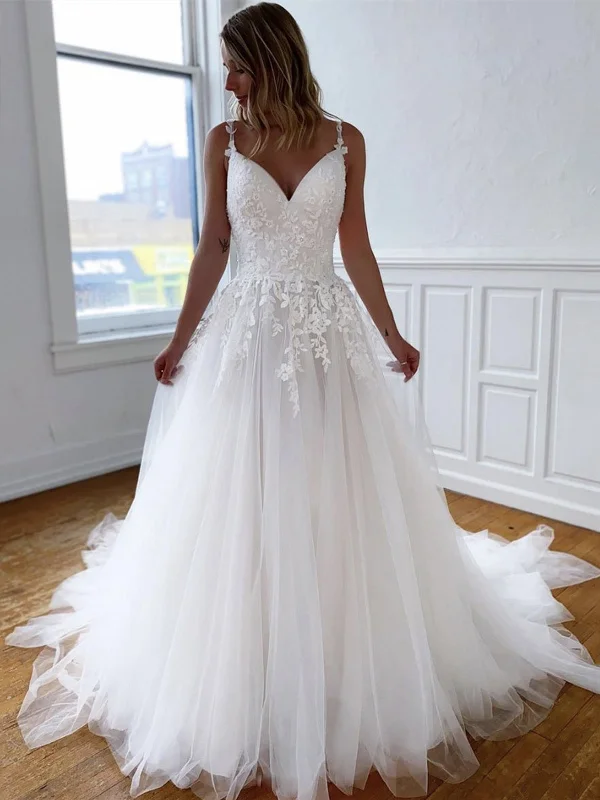 Weekend Specials Galore V Neck Open Back White Lace Long Prom Dresses, White Lace Wedding Dresses, White Formal Evening Dresses SP2085 Weekend Specials Galore V Neck Open Back White Lace Long Prom Dresses, White Lace Wedding Dresses, White Formal Evening Dresses SP2085
