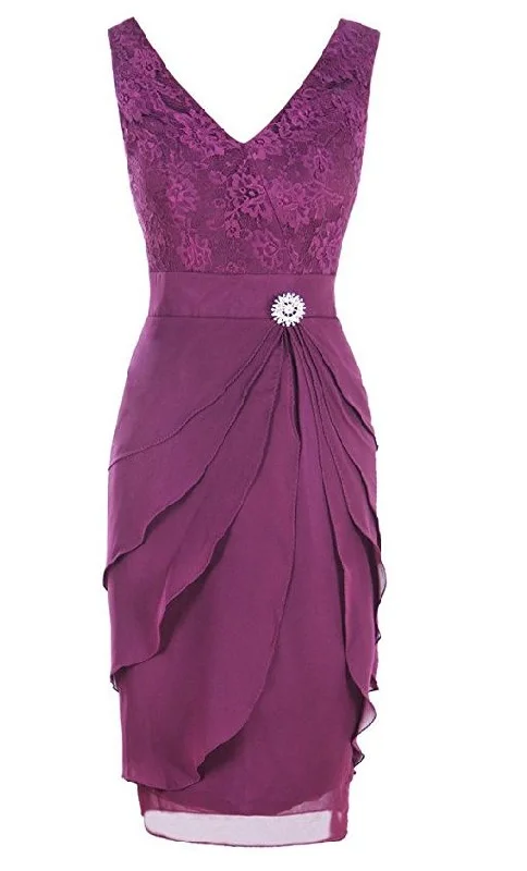 Best Price Ever Women's V Neck Short Lace Bridesmaid Dress Mother Of The Bride Dress prom gown cg23230 Best Price Ever Women's V Neck Short Lace Bridesmaid Dress Mother Of The Bride Dress prom gown cg23230