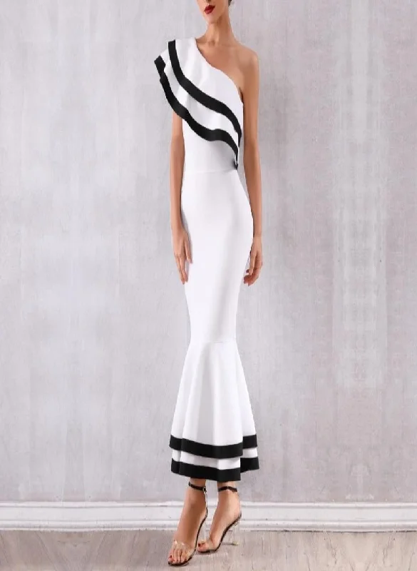 Best Deal of the Day Bandage One Shoulder Evening Party Dress