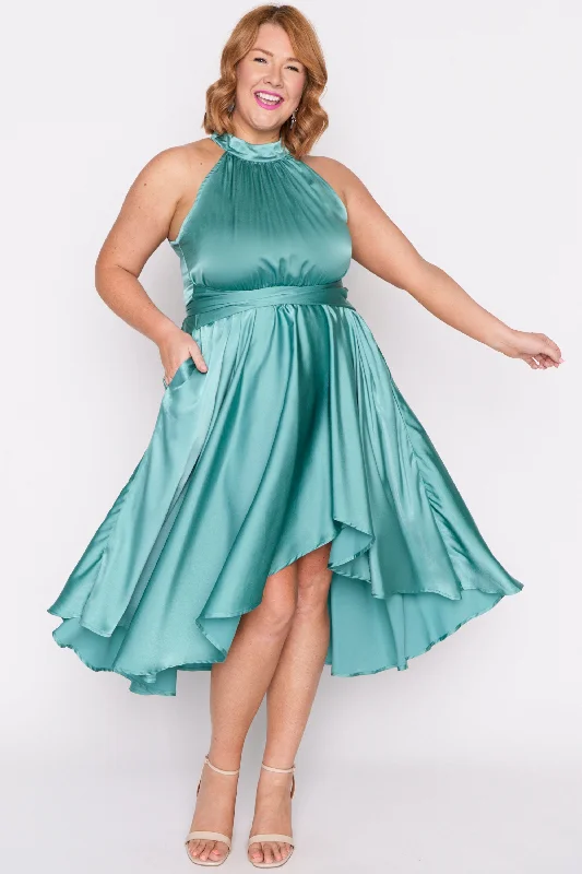 Hurry, While Stocks Last Oceania Wasabi Green Party Dress