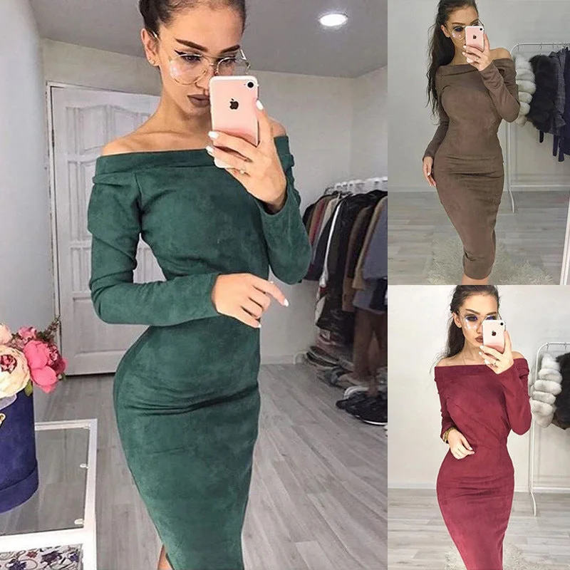Unbeatable Prices Off Shoulders Bodycon Party Dress, Cocktail Dress